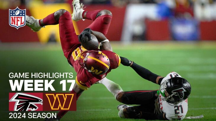 Atlanta Falcons vs. Washington Commanders Game Highlights | 2024 Week 17