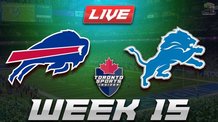 Buffalo Bills vs Detroit Lions LIVE Stream Game Audio | NFL Week 15 LIVE Streamcast & Chat