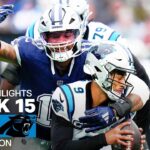 Dallas Cowboys vs. Carolina Panthers | 2024 Week 15 Game Highlights