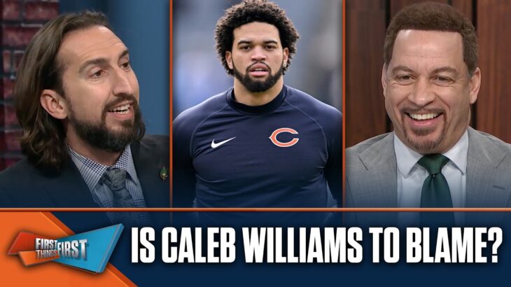 How much of the Bears’ struggles fall on Caleb Williams’ shoulders? | NFL | FIRST THINGS FIRST