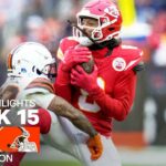 Kansas City Chiefs vs. Cleveland Browns | 2024 Week 15 Game Highlights