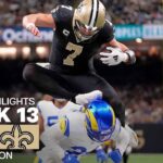 Los Angeles Rams vs. New Orleans Saints Game Highlights | NFL 2024 Season Week 13