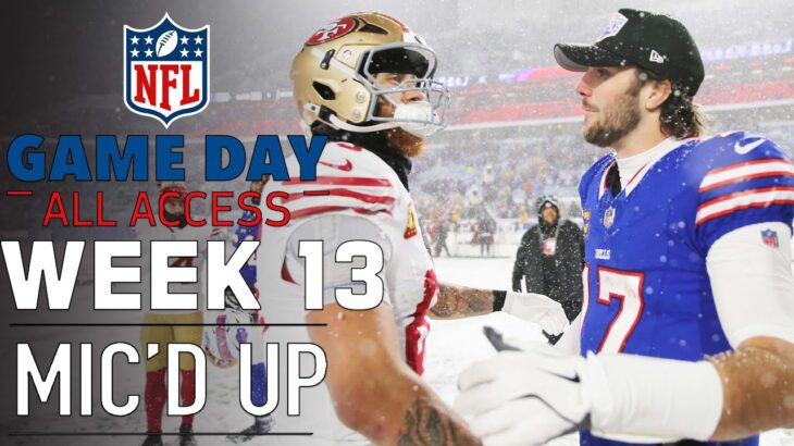 NFL Week 13 Mic’d Up! “You got a receiving touchdown?” | Game Day All Access