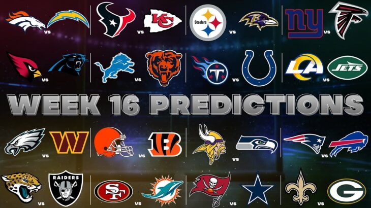 NFL Week 16 Predictions