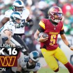 Philadelphia Eagles vs. Washington Commanders | 2024 Week 16 Game Highlights