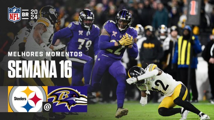 Pittsburgh Steelers vs. Baltimore Ravens | Melhores Momentos | NFL 2024