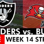 Raiders vs. Buccaneers Live Streaming Scoreboard, Play-By-Play, Highlights | NFL Week 14 On CBS