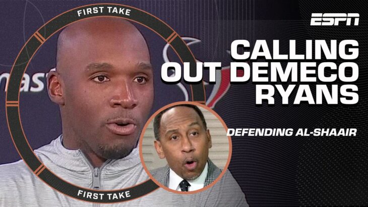 ‘THAT’S STUPID!’ – Stephen A. on DeMeco Ryans’ comments DEFENDING Azeez Al-Shaair | First Take