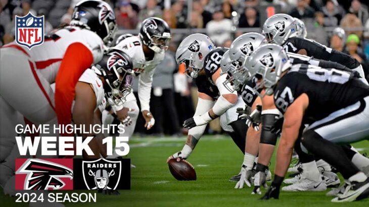 Atlanta Falcons vs. Las Vegas Raiders Game Highlights | NFL 2024 Season Week 15