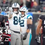 Carolina Panthers vs. Atlanta Falcons | 2024 Week 18 Game Highlights