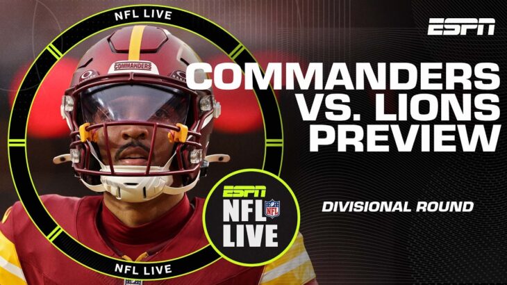 Divisional Round 🏈 Previewing Commanders vs. Lions & Rams vs. Eagles | NFL Live