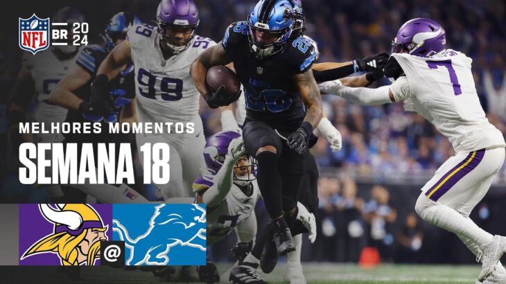 Minnesota Vikings vs. Detroit Lions | Melhores Momentos | NFL 2024