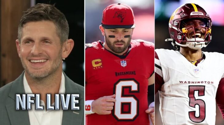 NFL LIVE | Baker Mayfield #1 rank vs blitz – Dan Orlovsky warns Commanders against Bucs offense