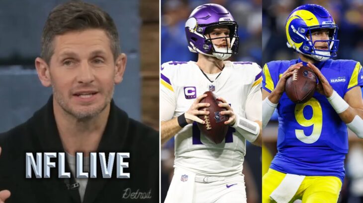 NFL LIVE | Dan Orlovsky BOLD predict to Wild-Card: Vikings vs Rams – Sam Danold or Matthew Stafford?