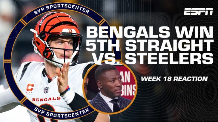 NFL Week 18 Saturday REACTION 🏈 Ravens clinch AFC North, Bengals keep hopes alive | SC with SVP