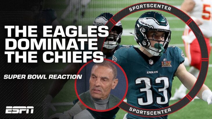 FULL REACTION: Eagles RUIN Chiefs’ three-peat dreams 😳 ‘Philly DOMINATED’ – Herm | SC