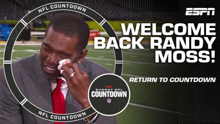 WELCOME BACK RANDY MOSS 🙌❤️ | NFL Countdown