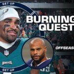 BURNING NFL QUESTIONS 🔥 Eagles & Cowboys offseason outlook & Math Equations with Greeny ➕➖ | Get Up