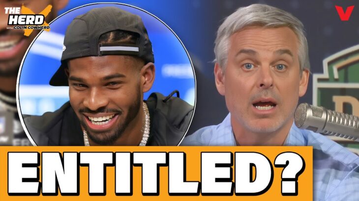 Colin Cowherd reacts to NFL coach calling Shedeur Sanders ENTITLED in NFL Draft interview | THE HERD
