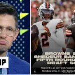 GET UP | Dan Orlovsky STRONG REACT to Browns trade up to draft QB Shedeur Sanders in 5th Round