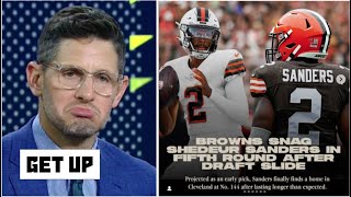 GET UP | Dan Orlovsky STRONG REACT to Browns trade up to draft QB Shedeur Sanders in 5th Round