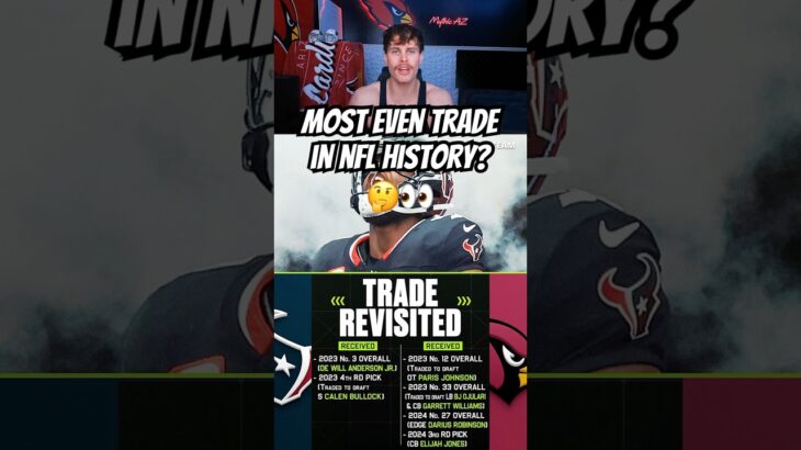 Is this the Most EVEN TRADE in NFL History?? 🤔👀
