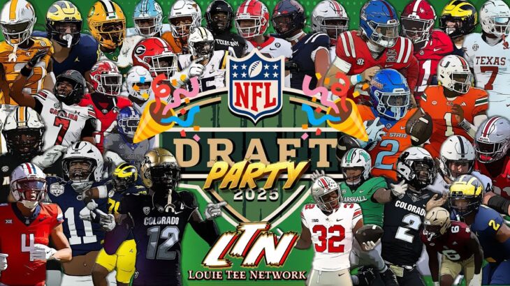 🎉🎊🏈 LTN’s 2025 NFL Draft Party LIVE!!!! 🏈🎊🎉💯💯💯   #LouieTeeLIVE!  #nfldraft  #PartyUp🥛❌