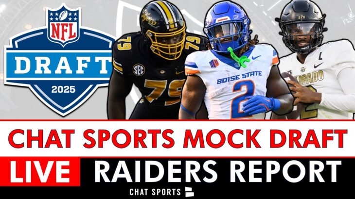 Las Vegas Raiders LIVE 2025 NFL Mock Draft | Chat Sports NFL Mock Draft Simulator
