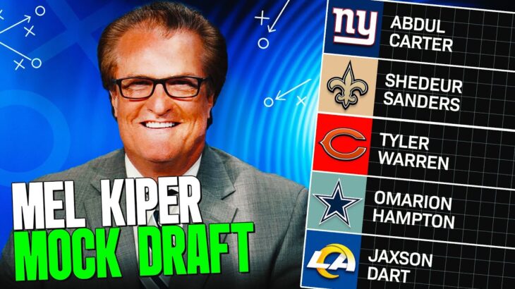 Mel Kiper Jr’s TWO ROUND 2025 NFL Mock Draft | PFF NFL Show