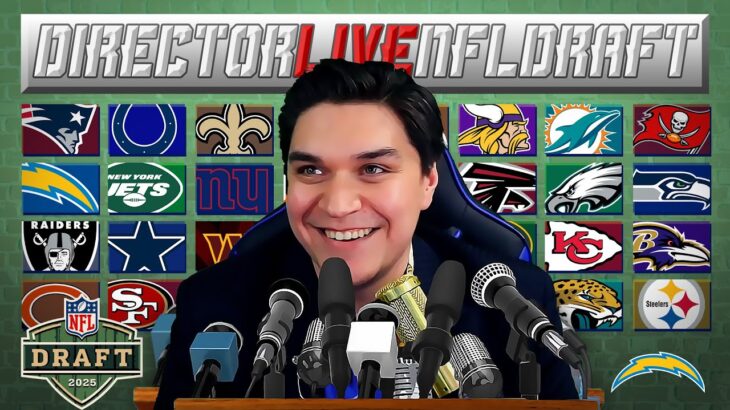 NFL Draft LIVE STREAM: Chargers Fans Watch Party (2025) | Director LIVE
