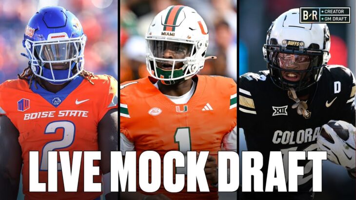 ⏰ NFL Mock Draft + LIVE Trade Negotiations with 32 GMs | Creator GM Draft ⏰