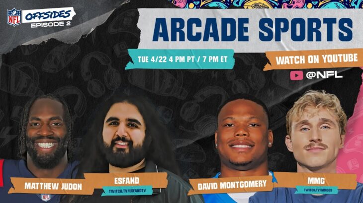 NFL Players, MMG & Esfand Compete in an ULTIMATE Arcade Sports Battle ! | NFL Offsides