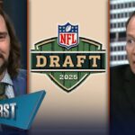 Nick Wright reveals his 2025 NFL Mock Draft 2.0 | NFL | FIRST THINGS FIRST