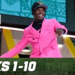 Picks 1-10: Jaguars TRADE UP For Travis Hunter | 2025 NFL Draft