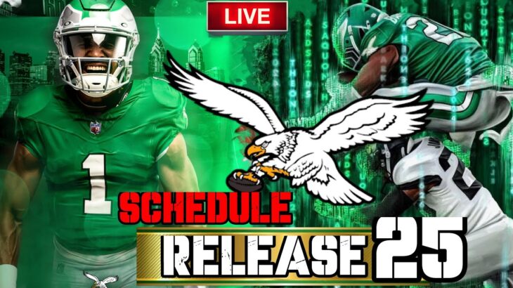 🚨 2025 NFL SCHEDULE RELEASE LIVE REACTIONS 🦅 | NFC East Schedule Review