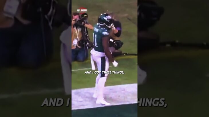AJ Brown says life isn’t all PEACHES and CREAM #shorts #nfl #philadelphiaeagles
