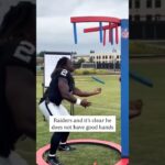 Ashton Jeanty has no hands! #shorts #nfl #raiders #packers