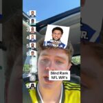 🏈BLIND RANK NFL WR’s🏆#trending #shorts #memes #fyp #gaming #games #funny #fun #football #nfl #usa