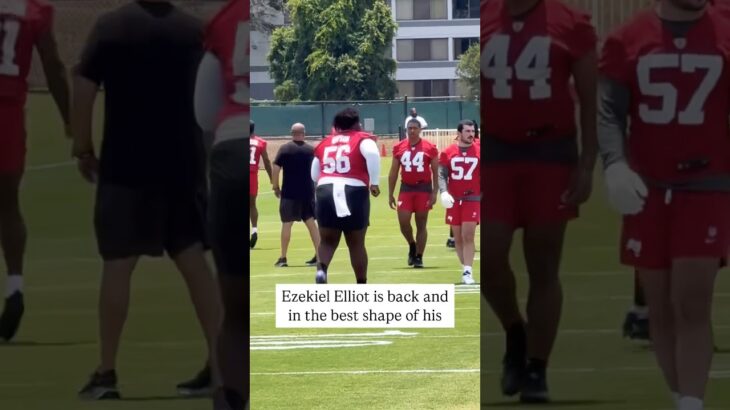 Ezekiel Elliott is in the best shape of his life! #shorts #nfl #ezekielelliott