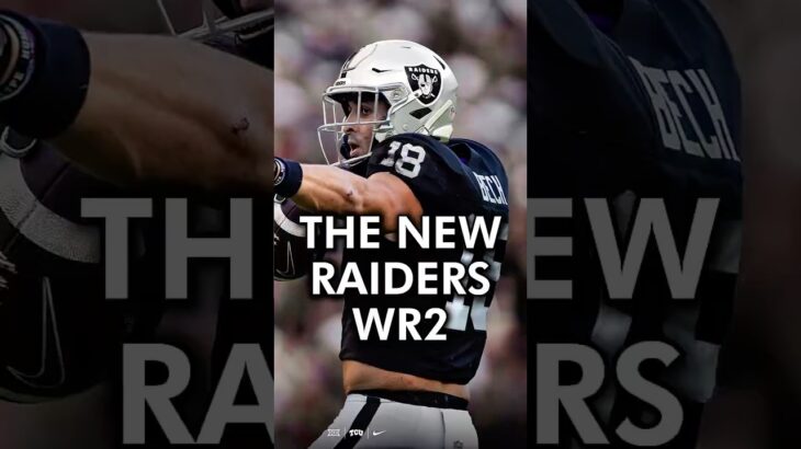 Jack Bech will be the Raiders WR2 ahead of Tre Tucker #nfl #raiders #shorts