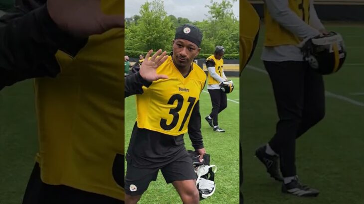 Locked in for day two of OTAs 🪖 #Steelers #NFL #Shorts
