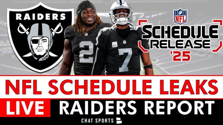 Raiders Schedule Release 2025 LIVE: NFL Schedule LEAKS + Today’s Raiders News & Latest Rumors