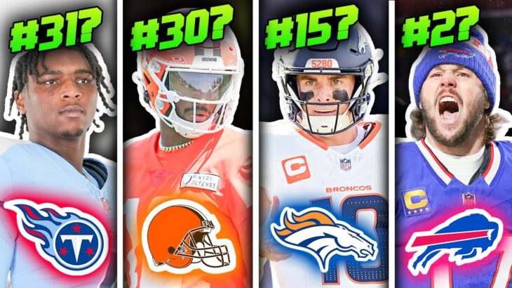 Ranking All 32 NFL Quarterback Situations From WORST To FIRST For This Upcoming 2025 Season