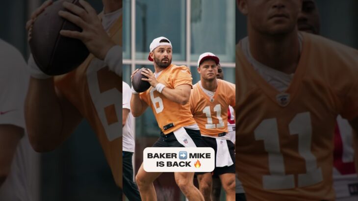 The content the Krewe NEEDS ‼️ #bakermayfield #mikeevans #buccaneers #nfl #team #teammates #football