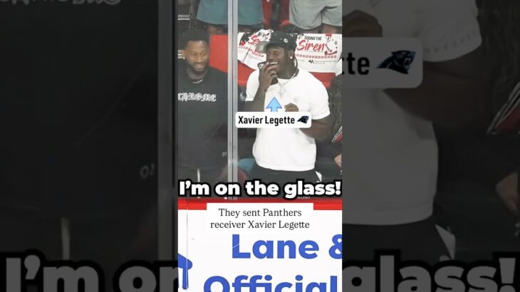 This NFL player went to his first career hockey game! #shorts #nfl #nhl