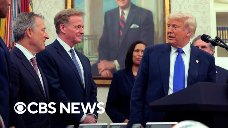 Trump announces D.C. will host 2027 NFL draft | full video