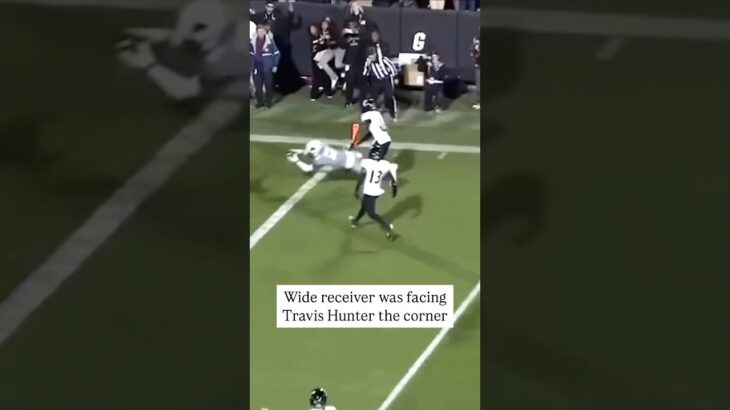 What would happen if Travis Hunter covered Travis Hunter! #shorts #nfl #nfldraft #travishunter