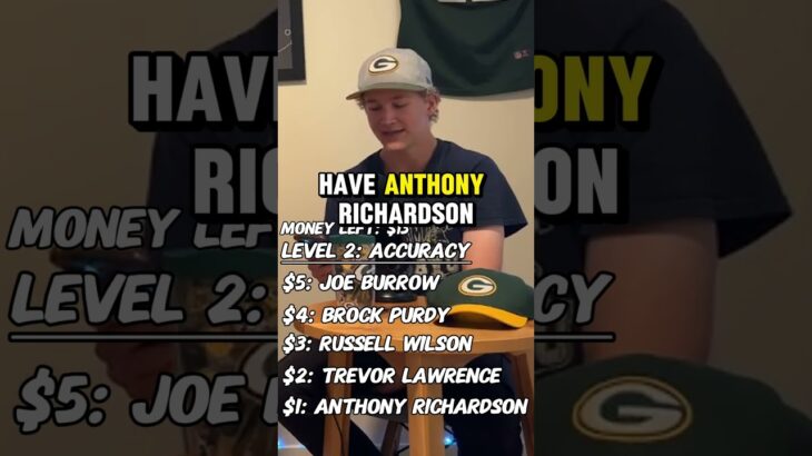 $15 to BUILD Your PERFECT QUARTERBACK  #nfl #sports #shorts