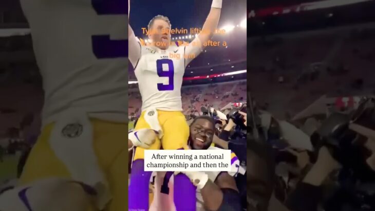 A full circle football moment! #shorts #joeburrow #nfl