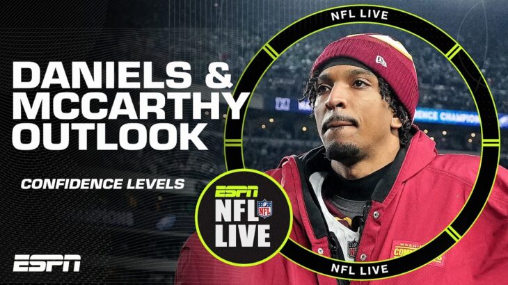 Jayden Daniels and J.J. McCarthy confidence levels 🧐 | NFL Live